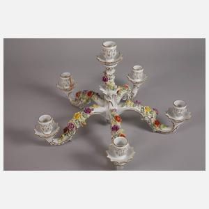 Plaue übergroßer figürlicher Prunkleuchter