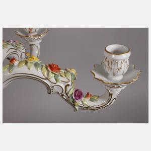 Plaue übergroßer figürlicher Prunkleuchter