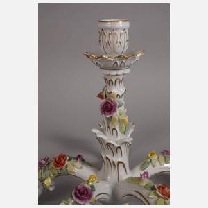 Plaue übergroßer figürlicher Prunkleuchter