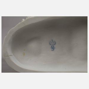 Sitzendorf "Mädchen und Hund auf der Wippe"