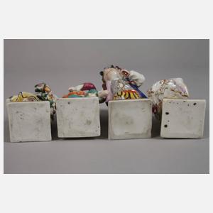 Vier Winzer- und Gärtnerkinder