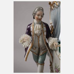 Unterweißbach Rokokogruppe mit Sänfte