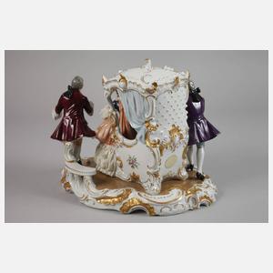 Unterweißbach Rokokogruppe mit Sänfte