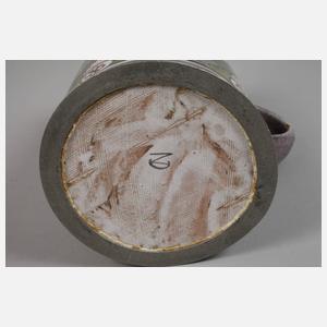 Wuchtiger Thüringer Fayencewalzenkrug