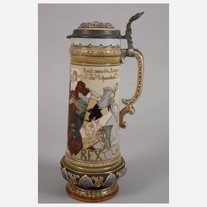 Villeroy & Boch Mettlach Bierkanne Schlitt