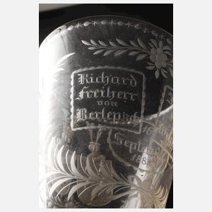 Großer Hochzeitspokal aus Adelsbesitz