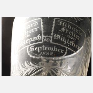 Großer Hochzeitspokal aus Adelsbesitz