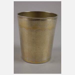 Barocker Augsburger Silberbecher