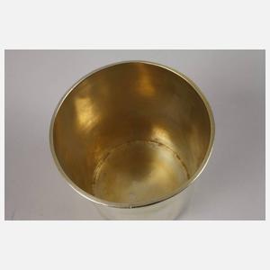Barocker Augsburger Silberbecher