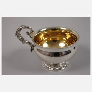 Silbertasse mit Untertasse Frankfurt