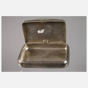 Silber jagdliches Zigarettenetui