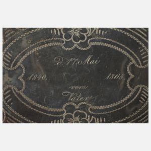 Silberschale Biedermeier