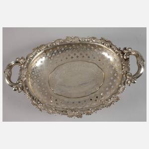 Silberschale Biedermeier