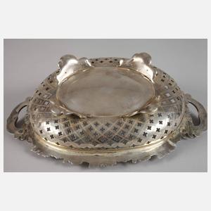 Silberschale Biedermeier