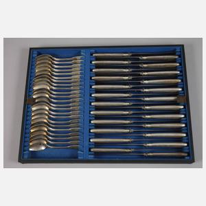 Silber übergroßes Essbesteck Augsburger Faden