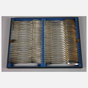 Silber übergroßes Essbesteck Augsburger Faden