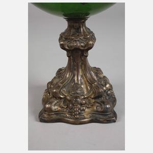 Tazza mit Silberfuß