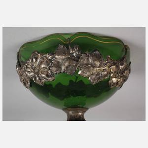 Tazza mit Silberfuß