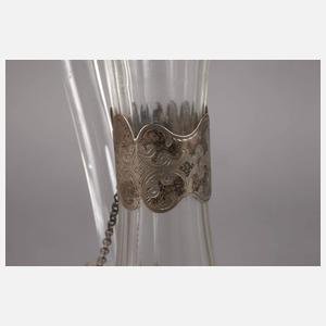 Karaffe mit Silbermontierung