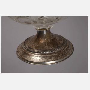 Karaffe mit Silbermontierung