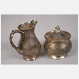 Silber Mokkakernstück