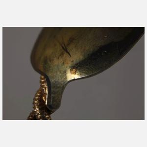 Zwölf vergoldete Löffel Hamburg