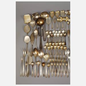 Großes Speisebesteck Silber