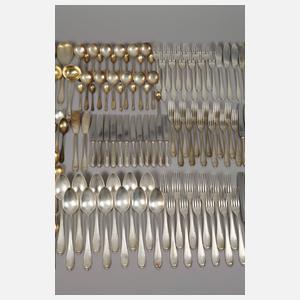 Großes Speisebesteck Silber