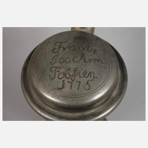 Paar Grabower Röhrken Zinn