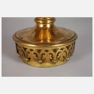 Floraler Messingleuchter