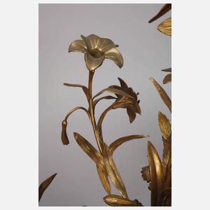 Floraler Messingleuchter