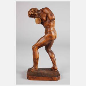 Feine Schnitzerei Atlant