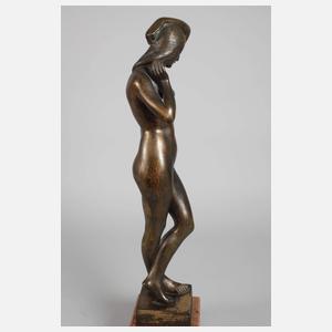 Janosch Schrotta, stehender weiblicher Akt