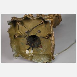 Lucien Chales Alliot, große figürliche Lampe