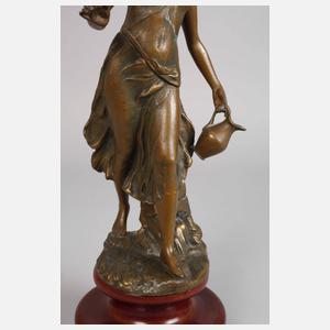 Jugendstilmädchen an der Quelle