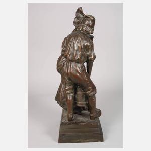 S. E. Görlin, auf dem Weg zum Brunnen