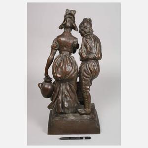 S. E. Görlin, auf dem Weg zum Brunnen