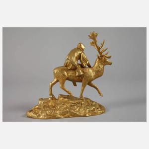 Tangermünder Jungfrau auf Hirsch