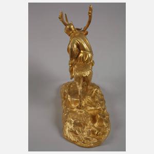 Tangermünder Jungfrau auf Hirsch