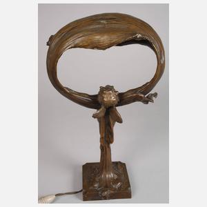 Victorin Sabatier, figürliche Tischlampe