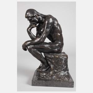 Bronzefigur "Der Denker"
