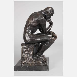 Bronzefigur "Der Denker"