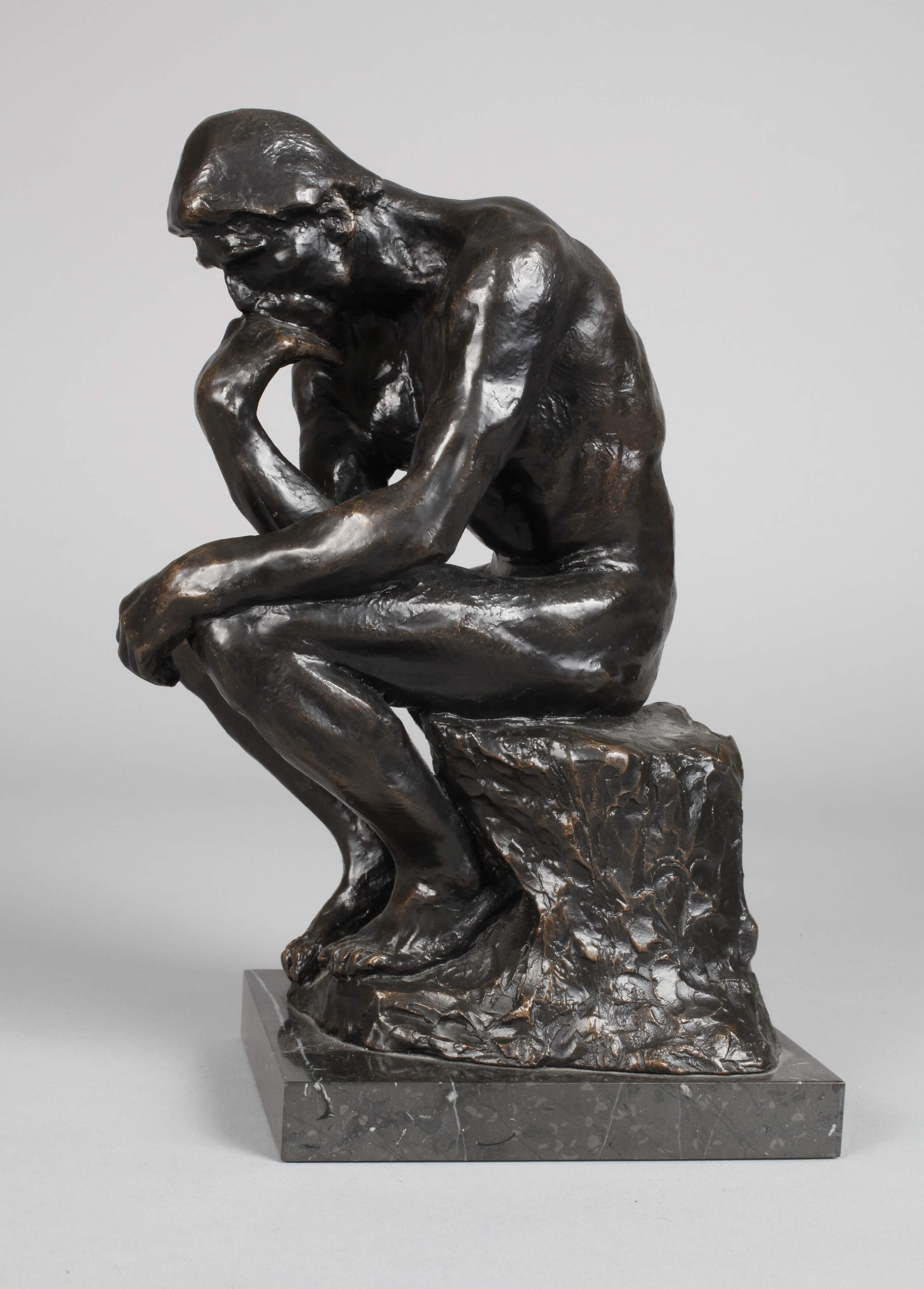 Bronzefigur "Der Denker"