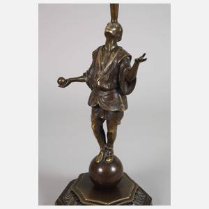 Roland Paris, figürliche Tischlampe "Jongleur"