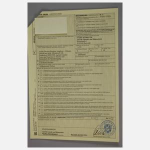 Adrien Etienne Gaudez, Chryselephantin Jeanne d'Arc + Papiere im Expertisenordner