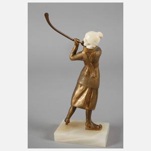 Louis Sosson, Eishockeyspielerin + Papiere im Expertisenordner