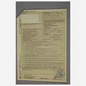 Ernst Seger, Chryselephantin Tänzerin + Papiere im Expertisenordner