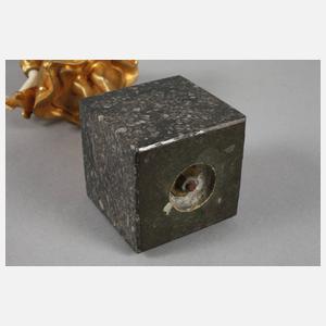 Hans Keck, Chryselephantin Pierrette + Papiere im Expertisenordner