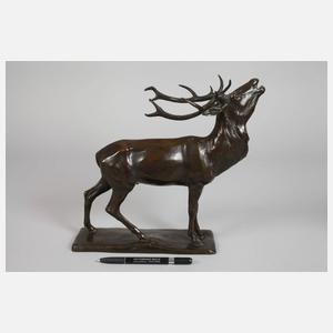 Georg Wilhelm Bergfeld, Röhrender Hirsch