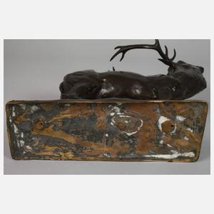 Georg Wilhelm Bergfeld, Röhrender Hirsch